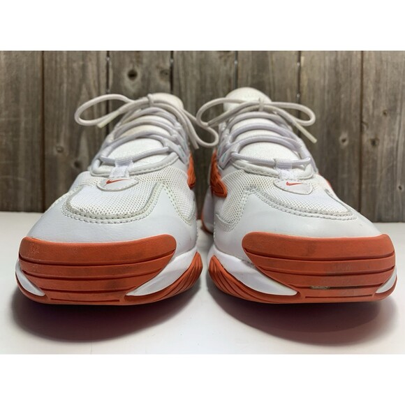 Nike Zoom 2K Womens Size 10 Icon Clash White Orange Athletic Shoes AO0354-105 - Picture 4 of 10